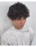 メンズカット＋パーマ【ツイスト/スパイラル/波巻きパーマなど】　￥11500