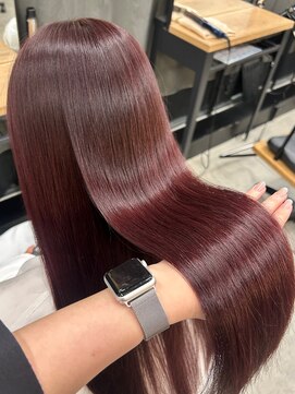 アリュウル 表参道 青山(Allure) この冬大人気のワインレッドカラー◎矢口