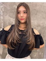 キング 枚方店(K!ng)&nbsp;縮毛矯正髪質改善ハイライトレイヤーカット枚方美容室エクステ