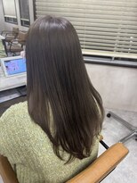 アジールヘア 東上野店(agir hair)&nbsp;大人可愛いブリーチなしミルクティーベージュ【上野】