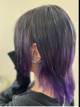 ヘアーズ エム美容室 ツートンカラー