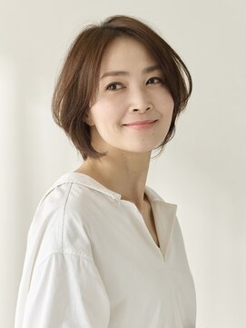 タヤ イオン新百合ヶ丘店(TAYA) 大人可愛い20代30代40代前下がりボブ小顔丸みショート