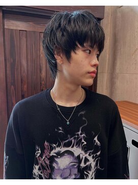 ジャヌ 浜町 眼鏡橋(JANU) 束感×ナチュラルウルフ/好印象メンズショート/長崎/眼鏡橋