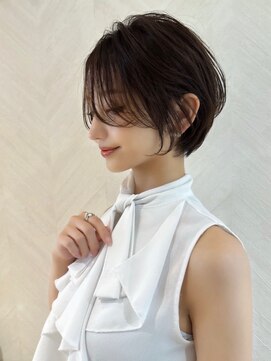 ロンド ストラーダ 心斎橋(Lond strada) ショート×ハイライト白髪ぼかし×愛され似合わせカット[心斎橋]