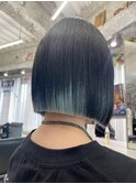 切りっぱなしボブ/パツっとボブ