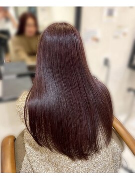 ヘアーメイク ブランニュー 東生駒店(hair make Brand new) チェリーレッドカラー