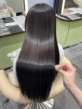 ロンド メリー 大宮(Lond merry) 暗めカラー/ボブ/顔周り/前髪/レイヤー/髪質改善/縮毛矯正/大宮