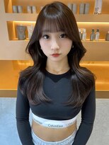 ディーバ 渋谷(D.I.E.V.A)&nbsp;20代30代韓国ヘア顔周りカットハイレイヤーカットハッシュカット