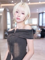 メゾンアルブル 向ヶ丘遊園 登戸(maison ARBLE)&nbsp;20代30代大人ガーリー小顔レイヤー似合わせカットミニウルフ