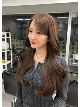フィーネ 吉祥寺(Fi -Ne) 大人かわいいモカベージュ/韓国レイヤーカット/髪質改善/吉祥寺