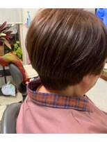 サロン ド シルク 30代40代50代ショートボブショートカットウルフレイヤー朝楽