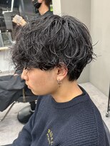 エルマーク メンズパーマ 心斎橋(L-MARK)&nbsp;ツイストスパイラル/メンズ/シャドウパーマ/波巻きパーマ