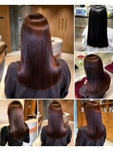ビーアップヘアー(be:up hair)&nbsp;艶髪ロングレイヤー×縮毛矯正　髪質改善