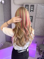 ブランシスヘアー(Bulansis Hair)&nbsp;ピンクハイライトギャルスタイル