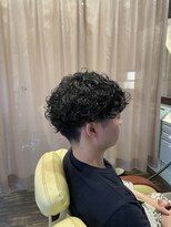 ヘアーイーダッシュ(HAIR E')&nbsp;プードルパーマ根元外し