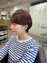 フェイス 石川町 (FACE)&nbsp;マッシュショート×くびれショート×暖色カラー×前髪あり×横浜