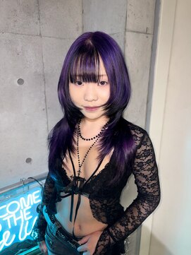 インク 渋谷(INK.) バイオレット ハッシュカット