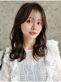 《Agu hair》【20代×韓国風】くびれカット ミディアム モカ