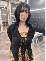 スノットバイガルテ(SNOT by GARTE) ウルフカット/レイヤーウルフ/ブルーブラック