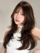 ロンドエニカ 大宮(Lond enika)&nbsp;ミルクティーピンクベージュ/ハッシュカット/ワンホンレイヤー