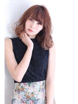 オーロ 緑地公園店(ORO)&nbsp;厚めバングのボルドークラシカルくびれセミディ