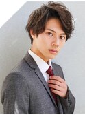 シースルーバンク マッシュヘアー サイドバング
