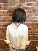 切りっぱなしボブ