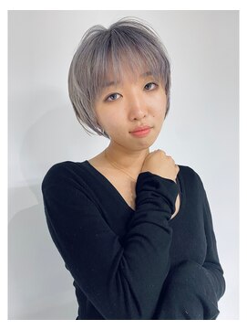 スティードトーキョー(Steed Tokyo) high tone"white lavender" × handsome short【Steed/立川】