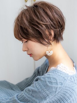 ロンド パルティール 大宮(Lond partir) 【石田勇士郎】アッシュブラウン毛先パーマ丸みショート