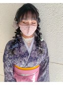 編みおろしツイン
