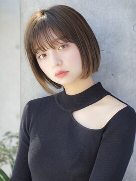 エインアンリー 表参道(AIN.ANLY.) 前髪あり小顔大人内巻きボブ20代30代40代【AIN.表参道】川原大地