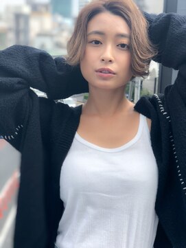 サロンドミルク 新百合ヶ丘店(salon de MiLK) ニュアンスハンサムショート［イルミナカラー／新百合ヶ丘]