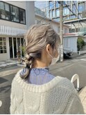 色落ちも可愛い明るめアッシュグレージュ♪