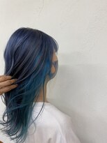 アップル(APPLE)&nbsp;wカラー★インナーカラーブルー