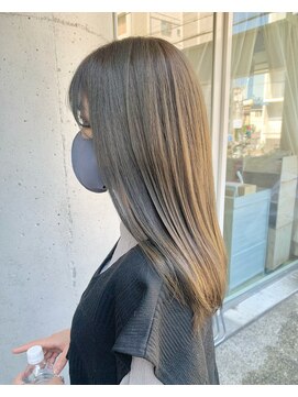 フレア 心 武庫之荘(flare) グレーベージュ＊ストレート