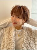 丸み 抜け感 可愛い 韓国風 おしゃれ  心斎橋 堀江 ショート
