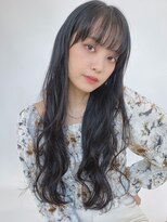 ルービック バランス 天王寺(Rubik's×Balance)&nbsp;ダークカラーくすみカラー艶黒髪韓国風カール