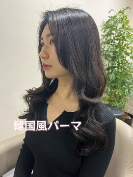 アミー 銀座(Ammy) #コテ巻き風パーマ #パーマロング#韓国風パーマ