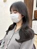 【大人気韓国カット+超音波生トリートメント】髪質改善/韓国ヘア　¥10,450
