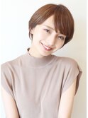 【 I. 】30代からのナチュラル前下がりショートボブ 川口