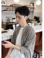 ライフイズ プレジャー 磐田中泉店(Life is… PLEASURE)&nbsp;リバースパーマ風アップバング