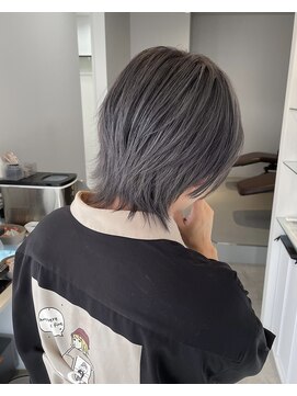 カーラ(kalah) メンズウルフカットグレーシルバー10代20代簡単スタイリング