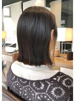 フロア(FLOOR)&nbsp;#そとはねボブ#ストレートボブ#イヤリングカラー