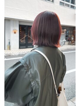 ティル(till) 【till_ayaka】外ハネボブ＋レッドブラウン