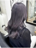 艶髪モーヴグレージュ/透明感/立体感レイヤー/ウェーブ
