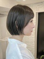 メモリーズ 表参道(Memories)&nbsp;白髪ぼかし/ひし形/癖毛/大人ショートボブ/60代50代40代