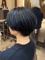 アルターリール(aL ter Rire) ダークアッシュ/ニュアンスパーマ/韓国 マッシュ/杉田花乃