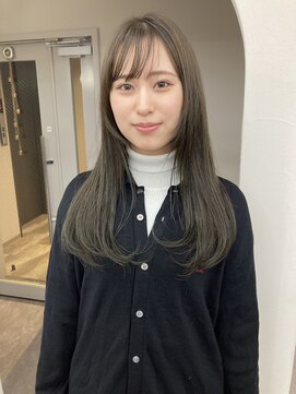 アルテペロ(arte pelo) ロングレイヤー/オリーブカラー