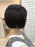 切りっぱなしボブ/内巻きボブ/髪質改善