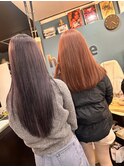 髪質改善ストレート&カラー